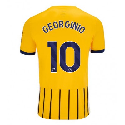 Moški Nogometni dresi Brighton Georginio Rutter #10 Tretji 2025-26 Kratek Rokav Moški Nogometni dresi Brighton Georginio Rutter #10 Tretji 2025-26 Kratek Rokav